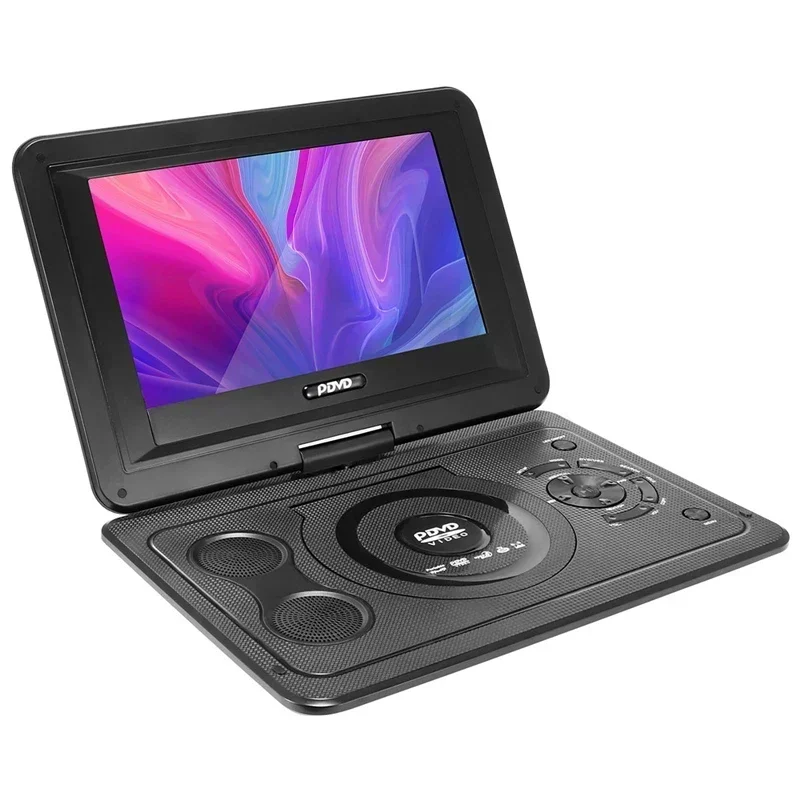 

13.9 inches Portable DVD Player Region-free EVD Player USB Port 270 Degree Rotation Swivel Screen EVD Player Lecteur DVD