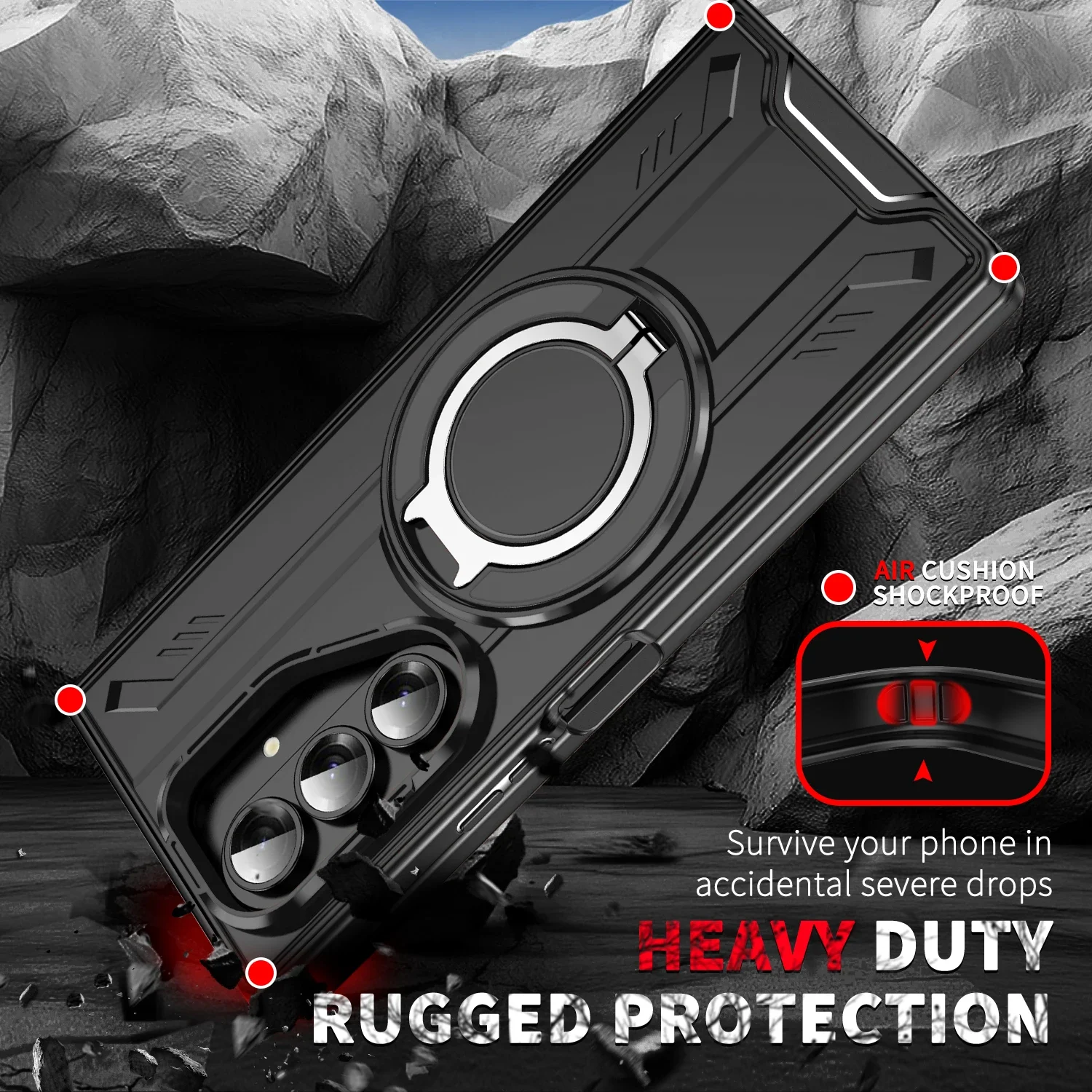 

Anti-Drop Silicone Soft Phone Case For Samsung Galaxy Z Fold 7 Magnetic Wireless Charging Holder Shockproof Back Cover Cases