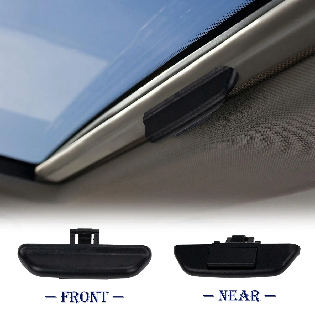 

Better-Rear Sunroof Shade Handle 4L0898924B For Q7 2007 2008 2009 2010 2011 2012 2013 2014 2015 Grey