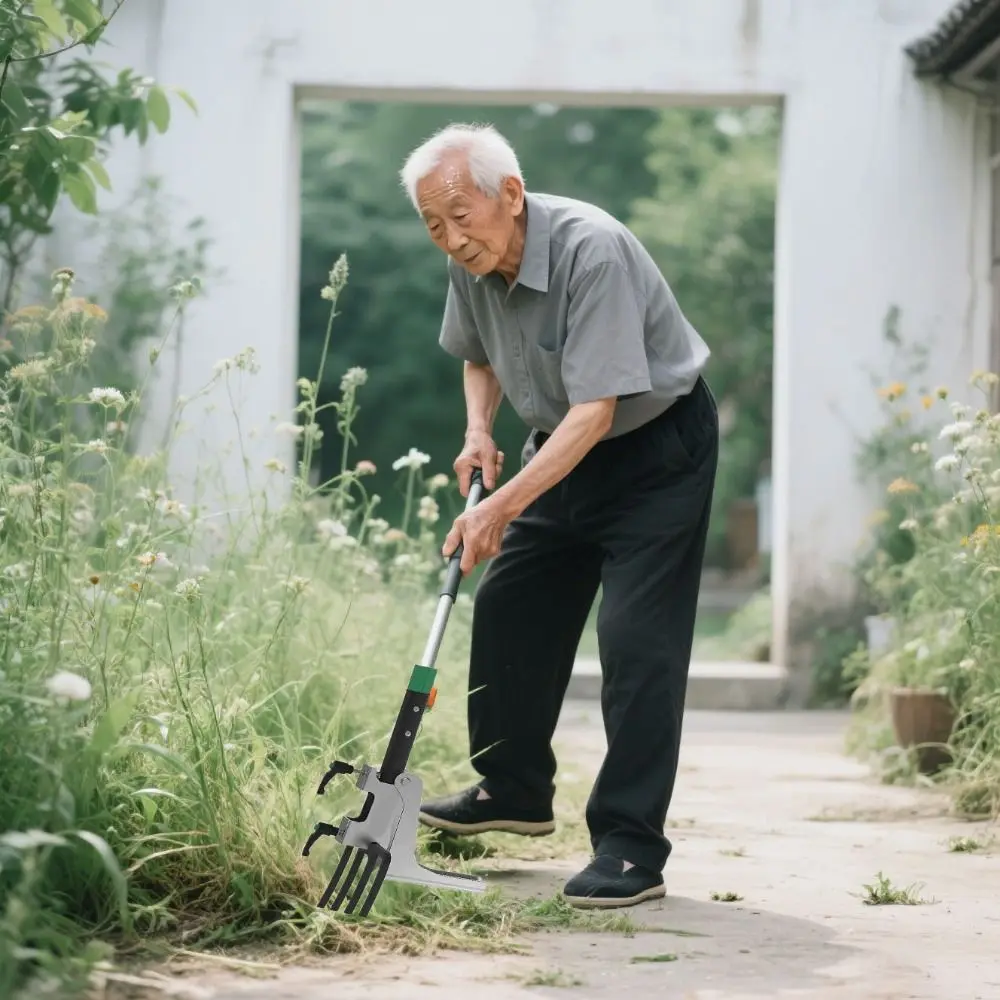 

Efficient Design Foot-Operated Weed Puller Easy Root Removal Foot-Press Mechanism Garden Weed Remover Precision Tool