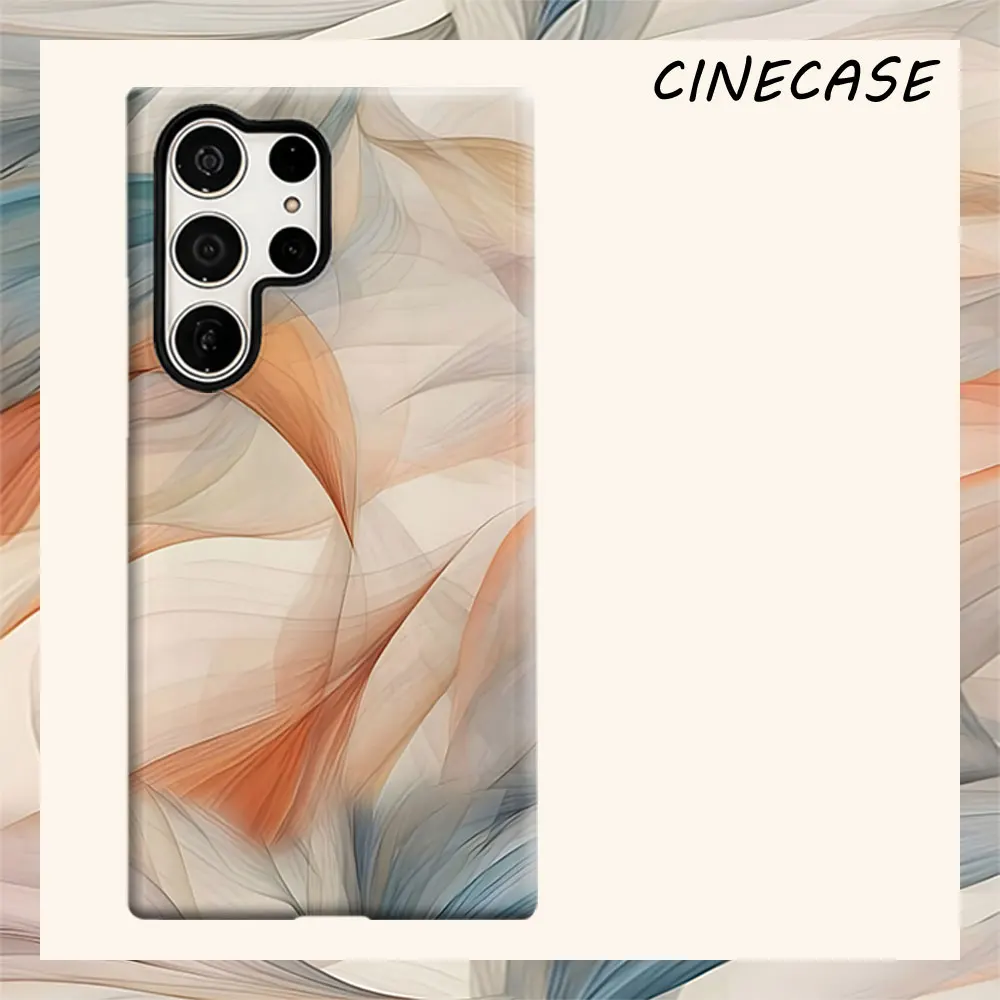 Soft Ribbon For Samsung Galaxy S26 S25 S24 A56 A36 Dual Layer Luxury Fashion Full Lens Protective Case