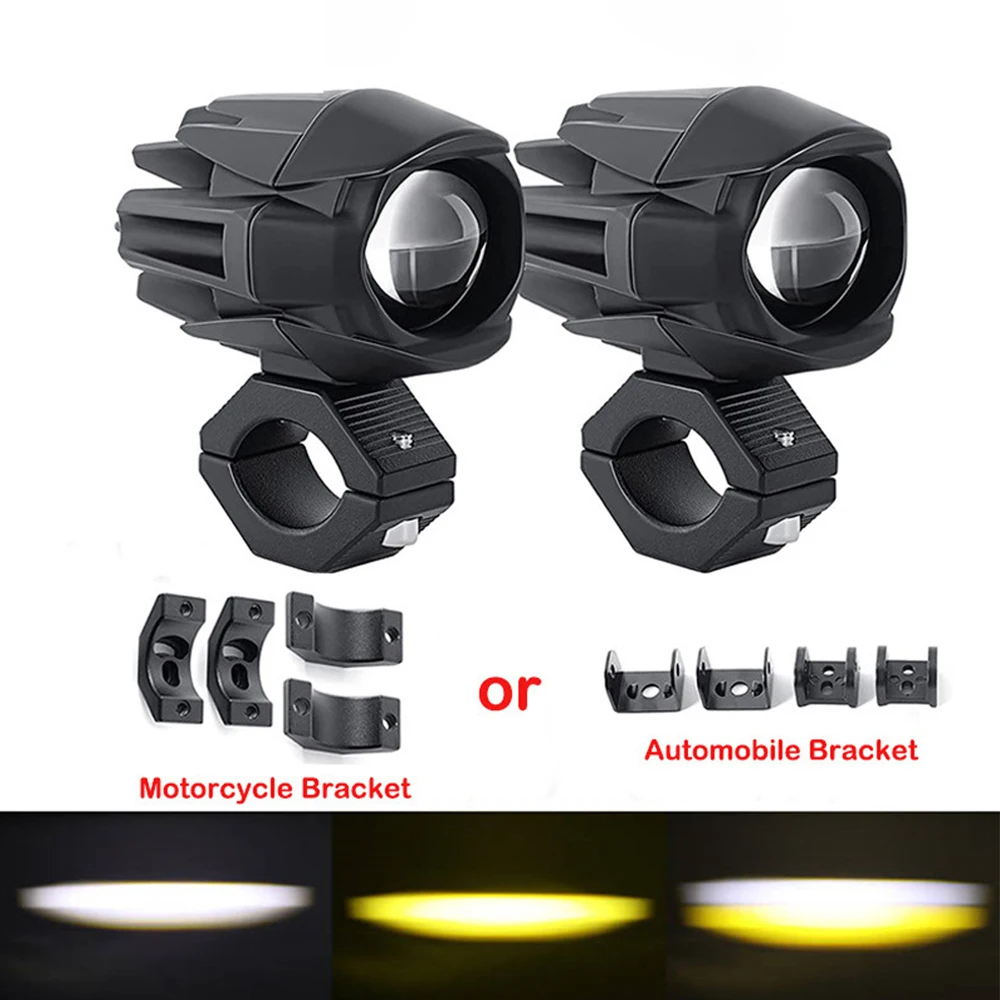 

LED Motorcycle Headlight Fog Lights Off Road ATV UTV Truck 4x4 Assisted Lamp Auxiliary Lights 12V 24V Spotlight Driving Light