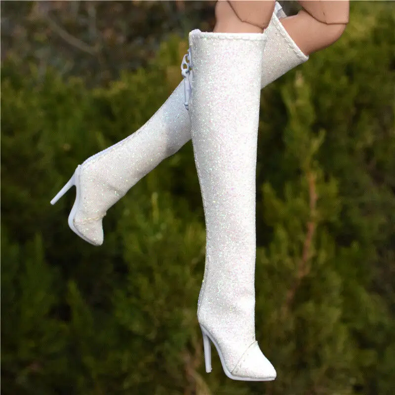Doll toy Long shoes high quality fit for your FR2 FR6.0 Nuface boots Mirror matte true zipper F6