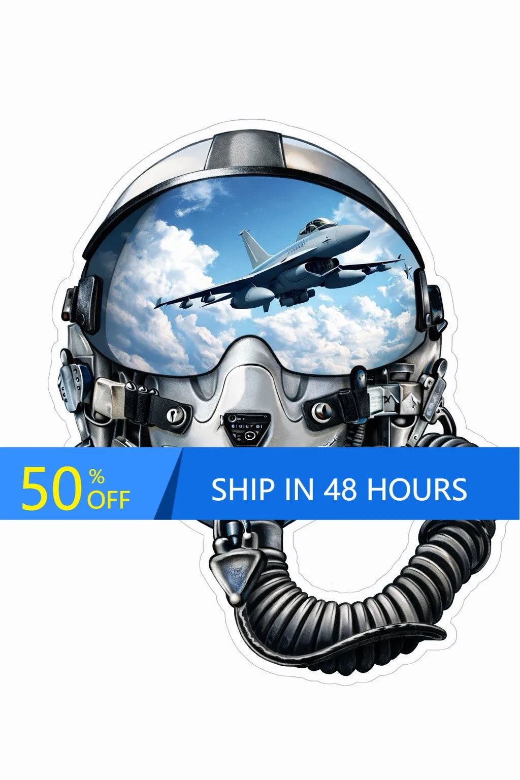 

Fighter Jet Helmet F16 Funny Car Motor Home Walls Truck Gift Trendy Cute Vintage Retro