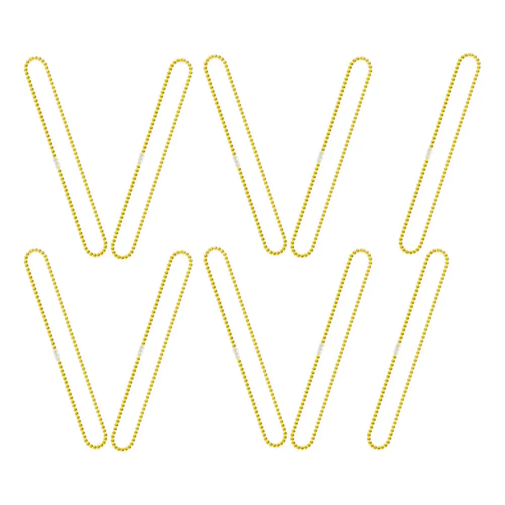 

Набор из 10 карнавальных ожерелий с бусинами, оптовые украшения для вечеринок, декоративные бусы для мексиканского Марди Гра, ожерелья из бусин