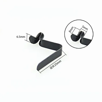 YYT 10PCS Shrapnel 5-5.5mm high elastic spring stainless steel spring buckle buckle V-shaped spring plate