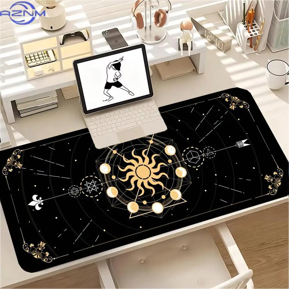 Astronomical Astrology Mouse Pad PC gaming machine rubber non-slip lock edge gaming speed keyboard pad office expansion desk pad