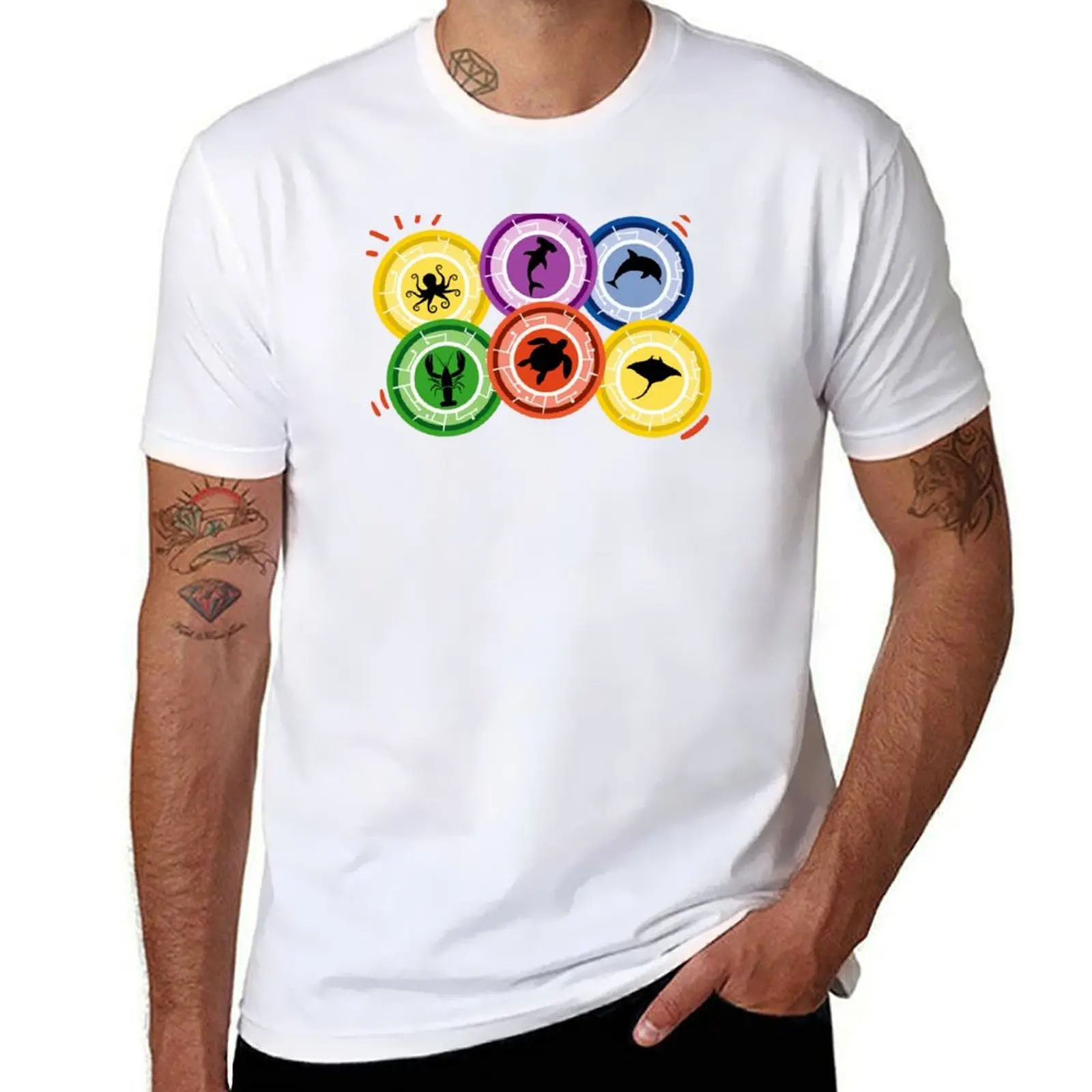 

Wild Kratts Creature Power discs: Ocean Edition T-Shirt summer top football t shirt cute tops plain black t shirts men