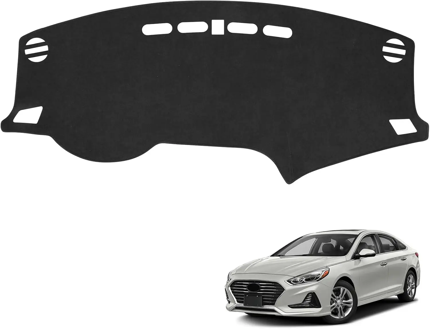 

Накидка на приборную панель для Hyundai Sonata 2015-2019, фланелевый чехол на приборную панель, коврик на центральную консоль, солнцезащитный козырек, защитная накладка