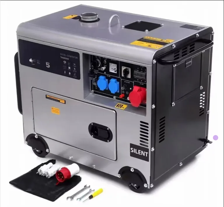 

Small Home Use Diesel Generator 5KW 15KW All Copper Alternator Single Phase 110V 220V 60Hz 50Hz Frequency Silent Type