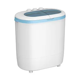 4.5KG Mini Portable Electric Washing and Drying Machine Small Washing Machine with Spin Dryer Home