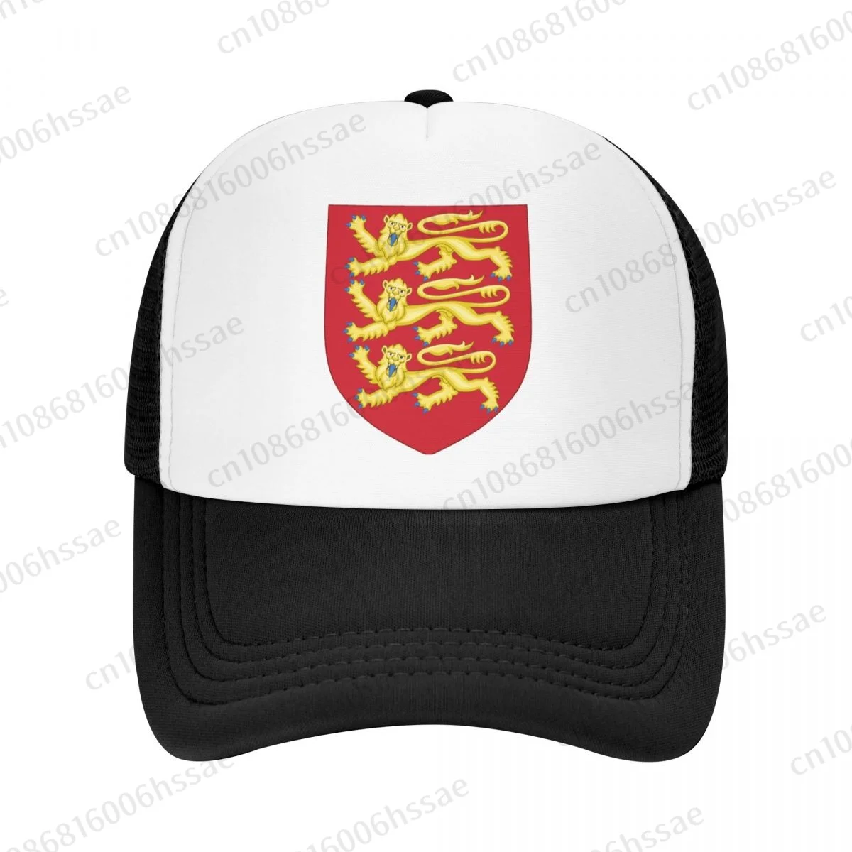 Royal Arms Of England Mesh Baseball Cap Summer Outdoor Men Women Fashion Sport Hats Hip Hop Trucker