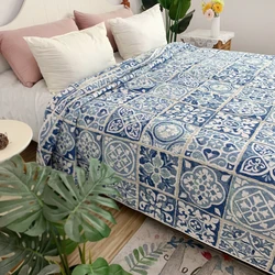 Cotton Bedspread Quilted Bed Cover, Pastoral Style Coverlet, Non Slip Sheet, Blanket Quilt, Warm Bedding, Bedding, 230x250cm