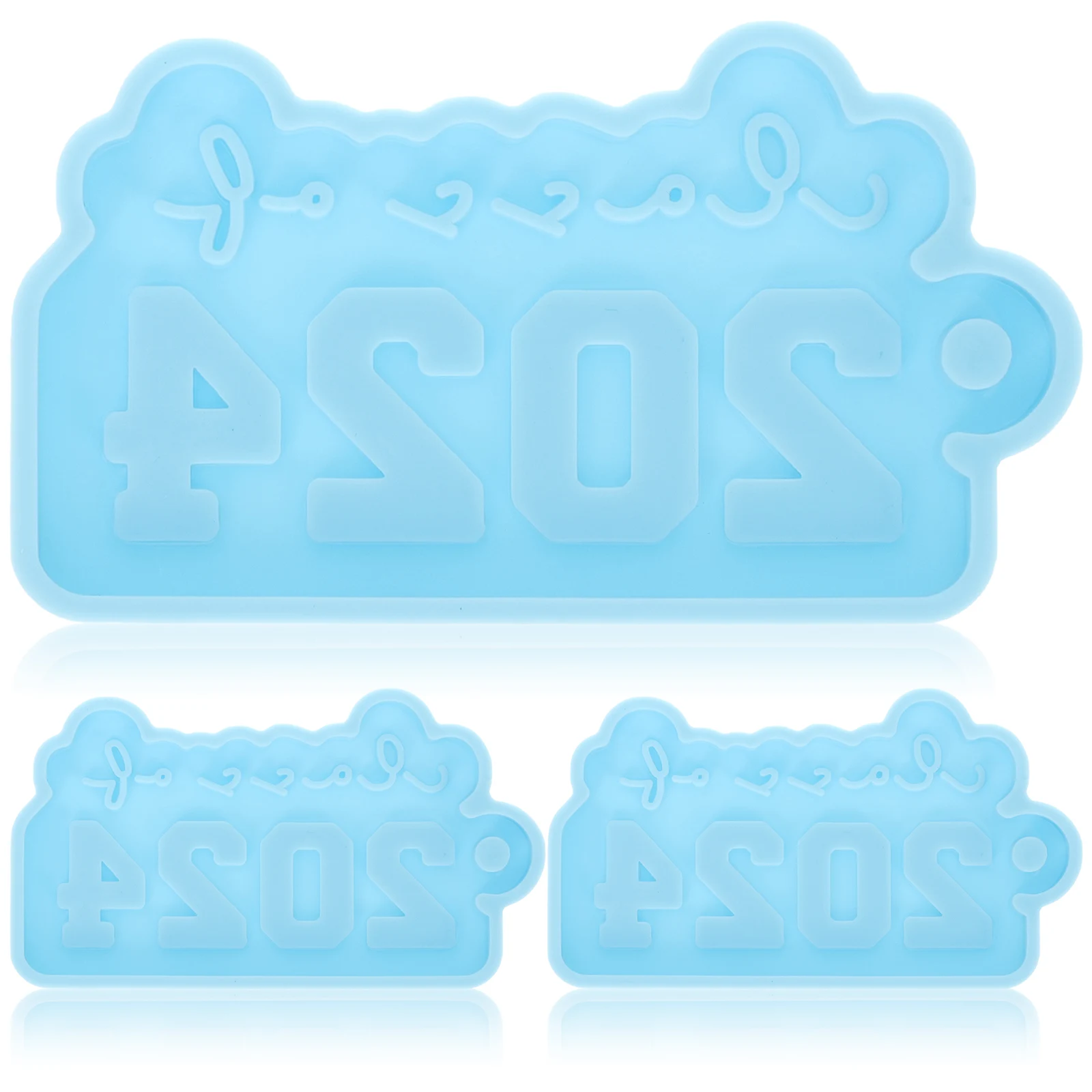 

3 Pcs Epoxy Mobile Phone Accessories Key Ring Silicon Silica Gel Keychain Silicone Mold