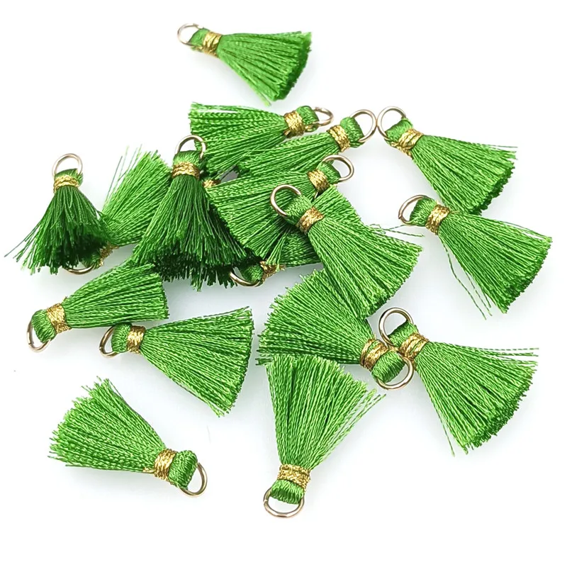 Mini bande à pampilles, accessoires pour cheveux, fil d'or, petites boucles, franges, boucles d'oreilles, pendentif, matériaux de bijoux faits à la main, 20 pièces/sac