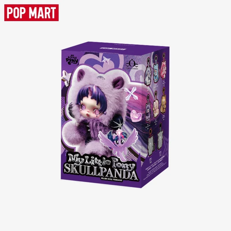 POP MART Original Nova Série SKULLPANDA x My Little Pony Pingente