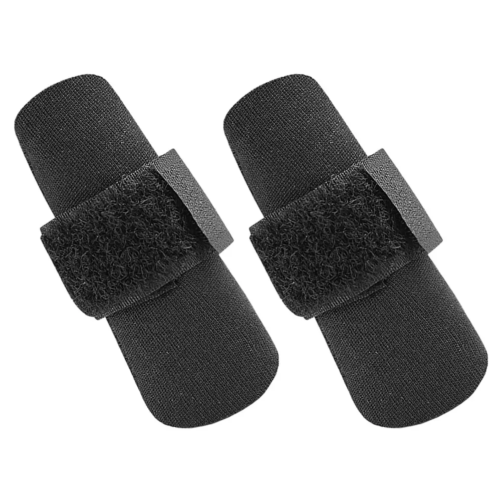 

2 Pcs Finger Guard Protective Strap Basketball Brace Wrapped Oxford Cloth Protectors Athletic Tape