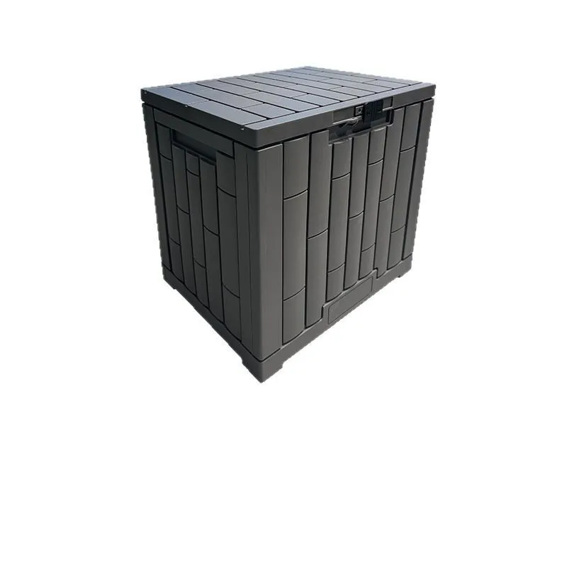 

Outdoor dust storage box Swimming pool side deck storage box Courtyard garden camping finishing with keyhole