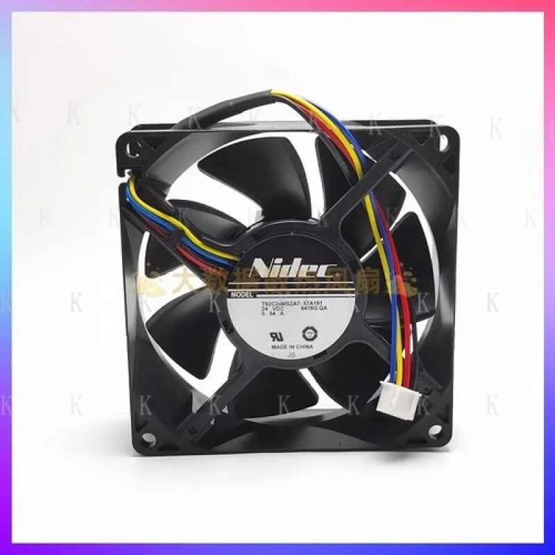 

C ДЛЯ Nidec T92C24MS2A7-57A191 9032 DC24V 0.54A 4-контактный 9 см инверторный охлаждающий вентилятор
