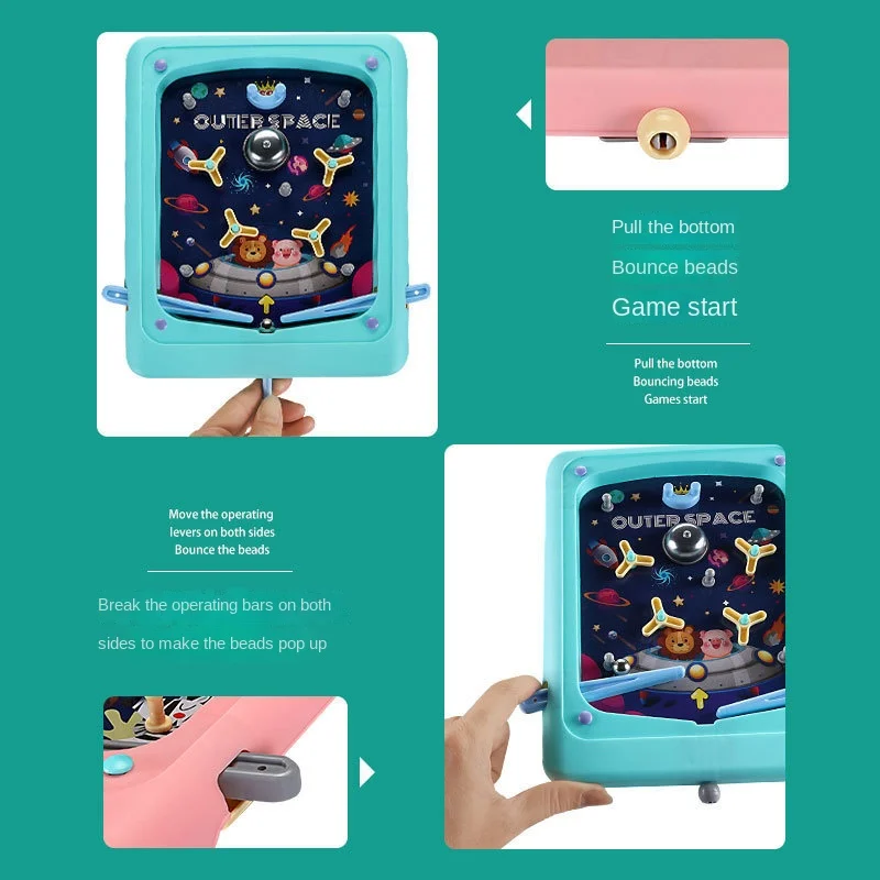 جهاز لعبة الكرة والدبابيس للأطفال ذو سطح المكتب ، ألعاب لعبة الكرة والدبابيس التفاعلية للأطفال ، ألعاب لوح الرماية للأطفال ، ألعاب للأولاد والبنات #4