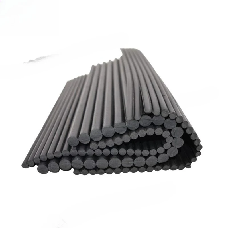 2/4/10pcs 1/1 .4/1.5/2/3/4/5/6/8/10mm x 500mm length Pultruded Square Solid Carbon Fiber Rod ,CFR rods Drone Accessories