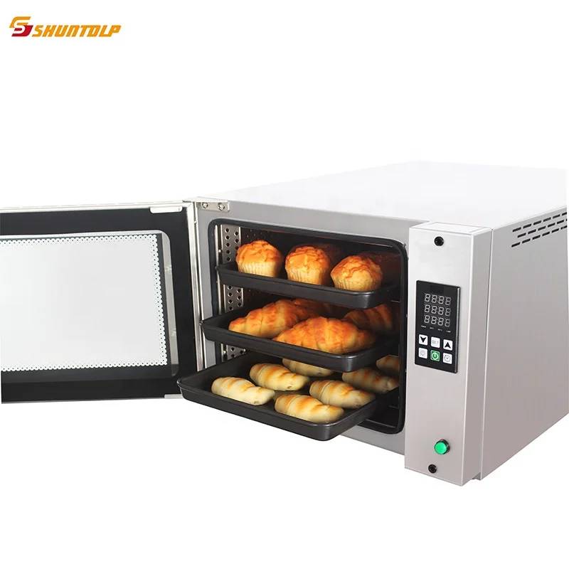 Commercial microwave convection oven  electric countertop bakery steam desktop digital convection oven