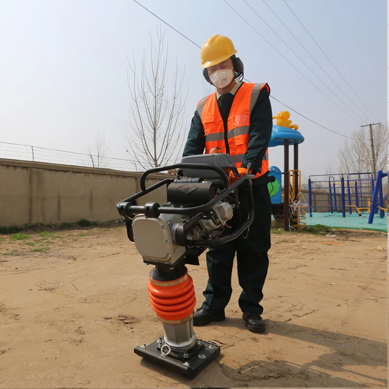 Gasoline  Engine Soil Tamping Machine Vibrating Tamping Hammer