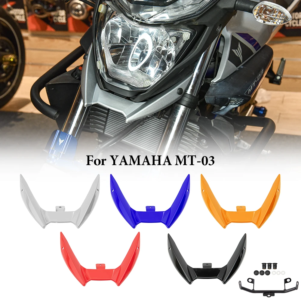 

Motorcycle Front Nose Headlight Fairing Cover for Yamaha MT-03 MT 03 2015-2019 2017 Front Beak Cowl Guard Protector Accessories