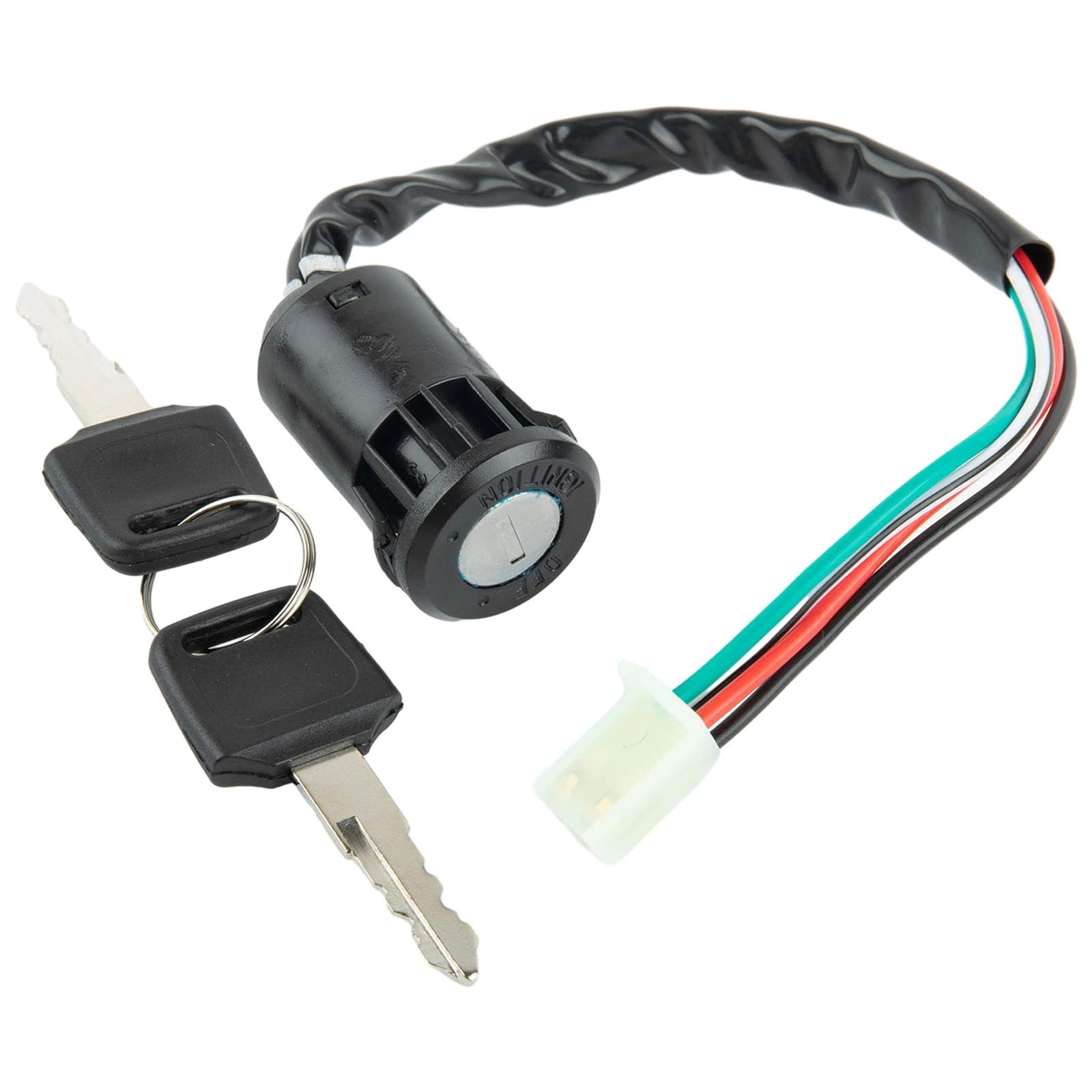 Motorcycle Ignition Switch Scooter 2 Key 4 Wire Accessories FOR Quad for Dirt Bike Plastic Lightweight New Motorcycle