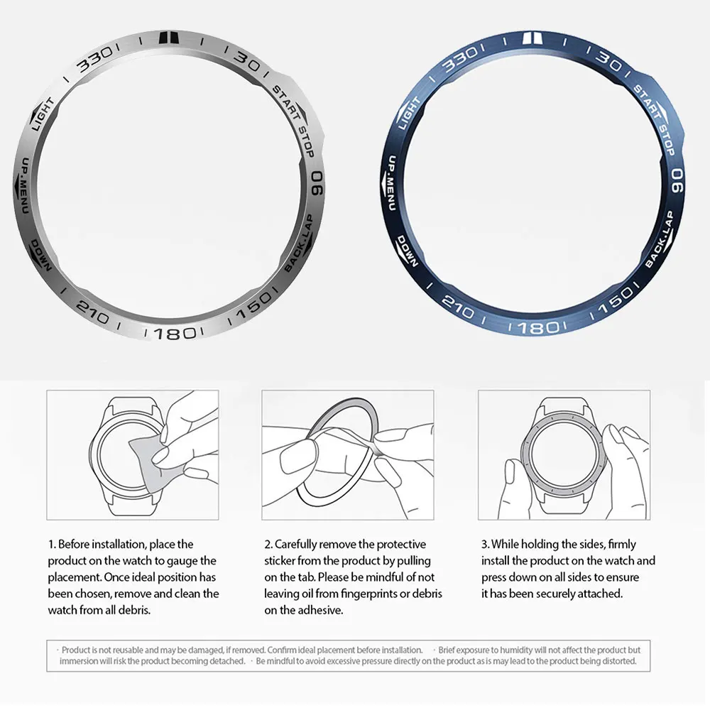 Lünette Ring Für Garmin Fenix 6X Uhr Zifferblatt Edelstahl Metall Klebstoff Abdeckung Anti-Scratch Protector Abdeckung Ring für fenix 6X