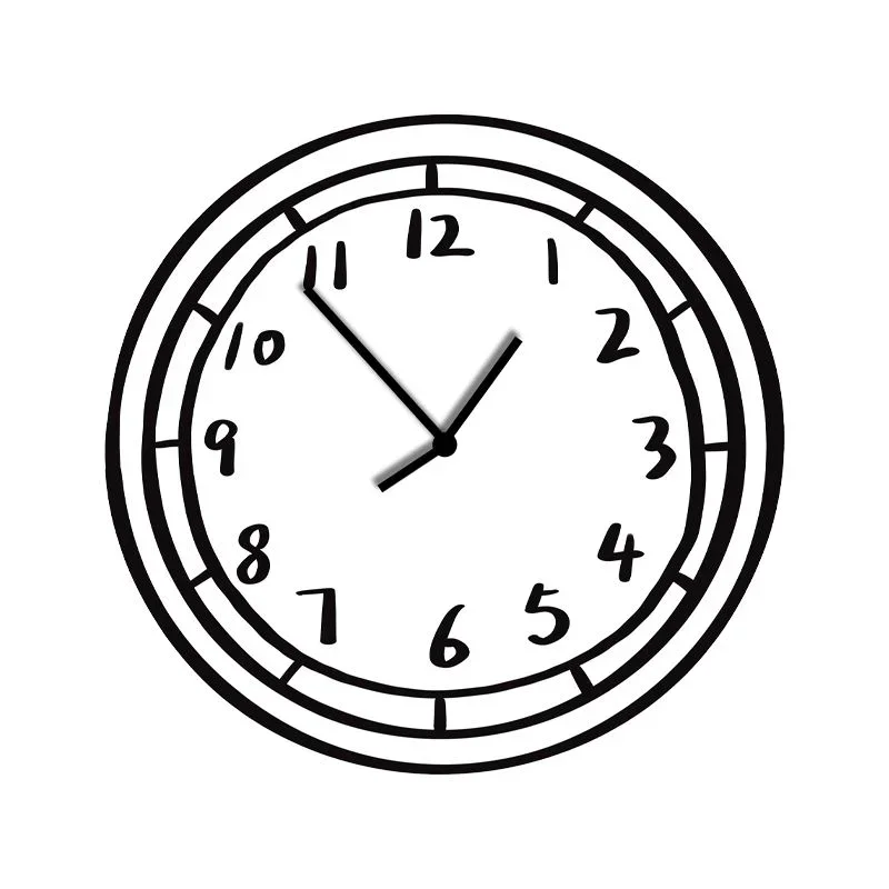 Anime Secondary Wall Clock Art Room Decorative Home And Decoration Large 3d Wall Clocks Modern Home