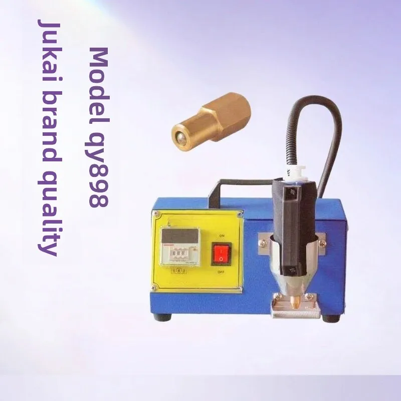 Portable gluing machine, hot melt adhesive gluing machine, zipper gluing machine