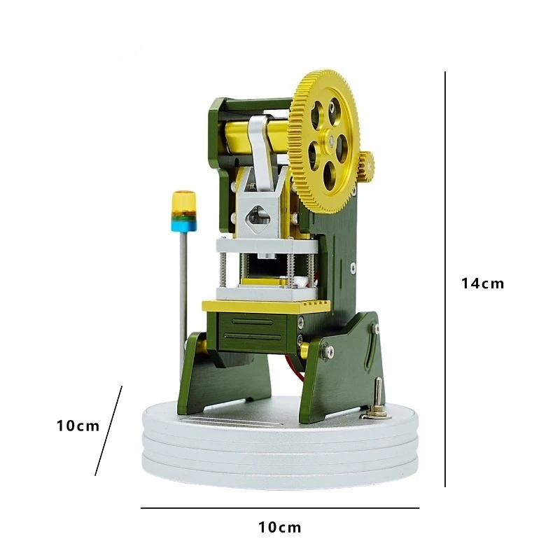 نموذج آلة الختم المصغر نموذج ختم كهربائي لعبة زخرفة ميكانيكية #6