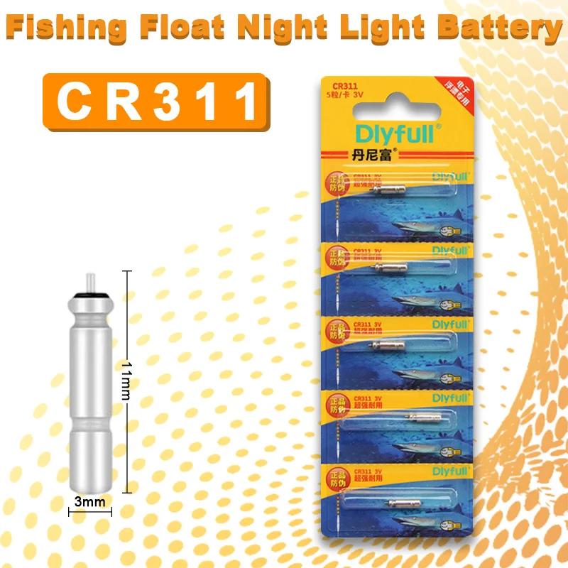 CR311 Luminous Fishing Float Battery Powered - Long-Lasting Battery Electronic Float for Night Fishing Tackle Accessories