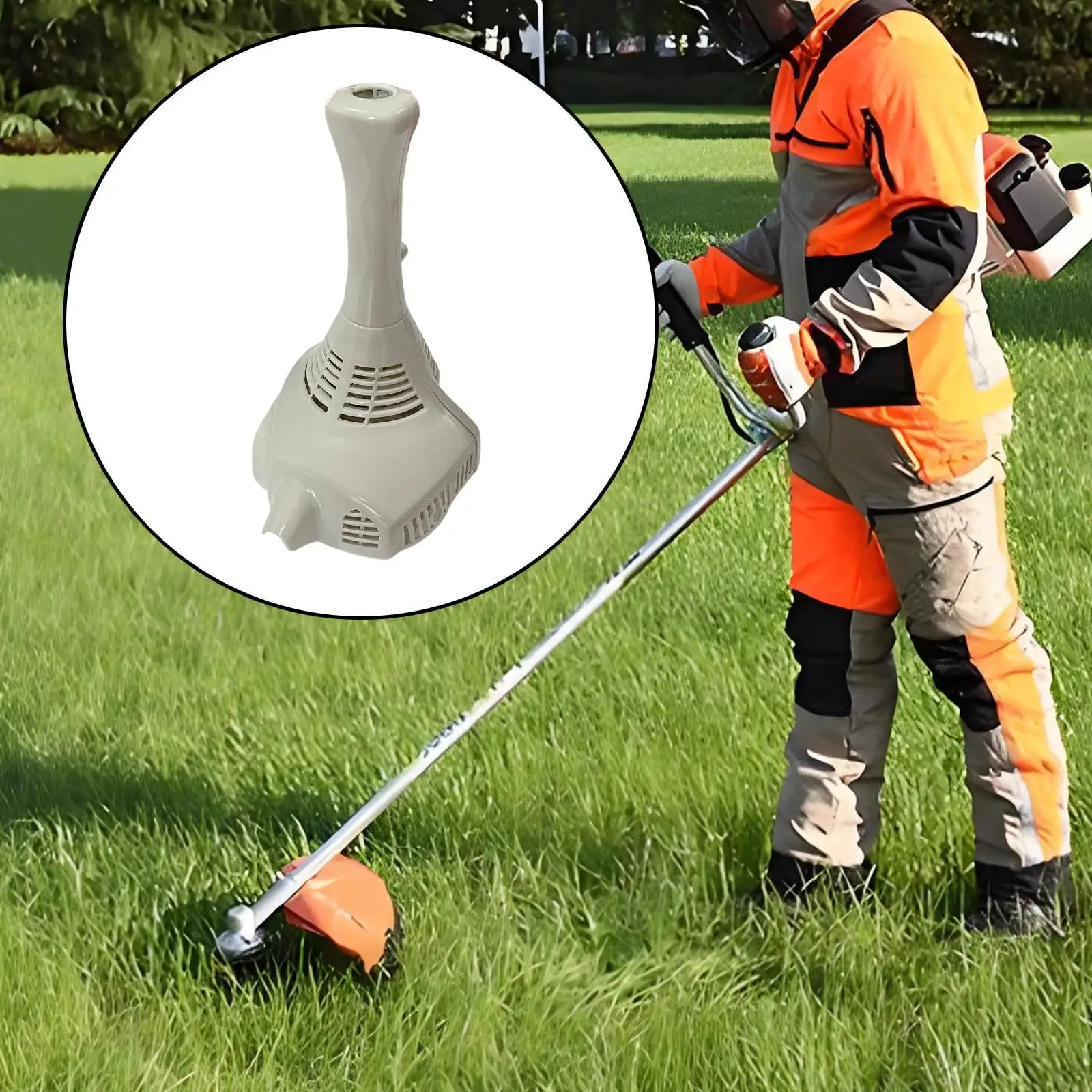 

Trimmer Engine Guard Professional Sturdy for FS55 FS55R 4140 080 1603 Engine Dustproof Cover for Backyard Lawn Yard Garden Home