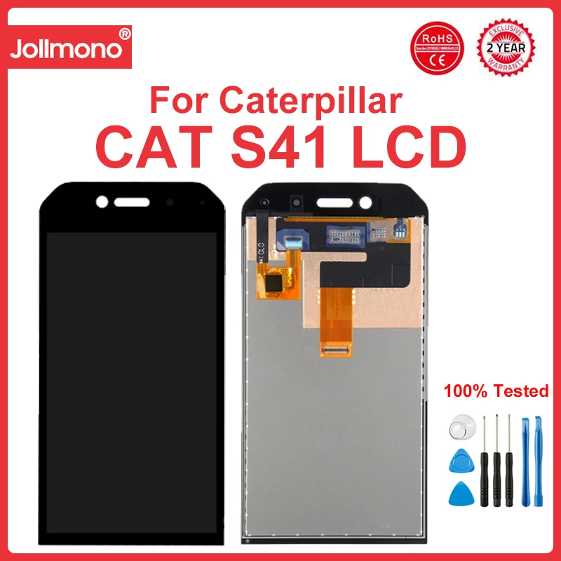 

For Caterpillar CAT S41 LCD Display+Touch Screen Digitizer Assembly lcd Replacement Parts Caterpillar S41 LCD Sensor