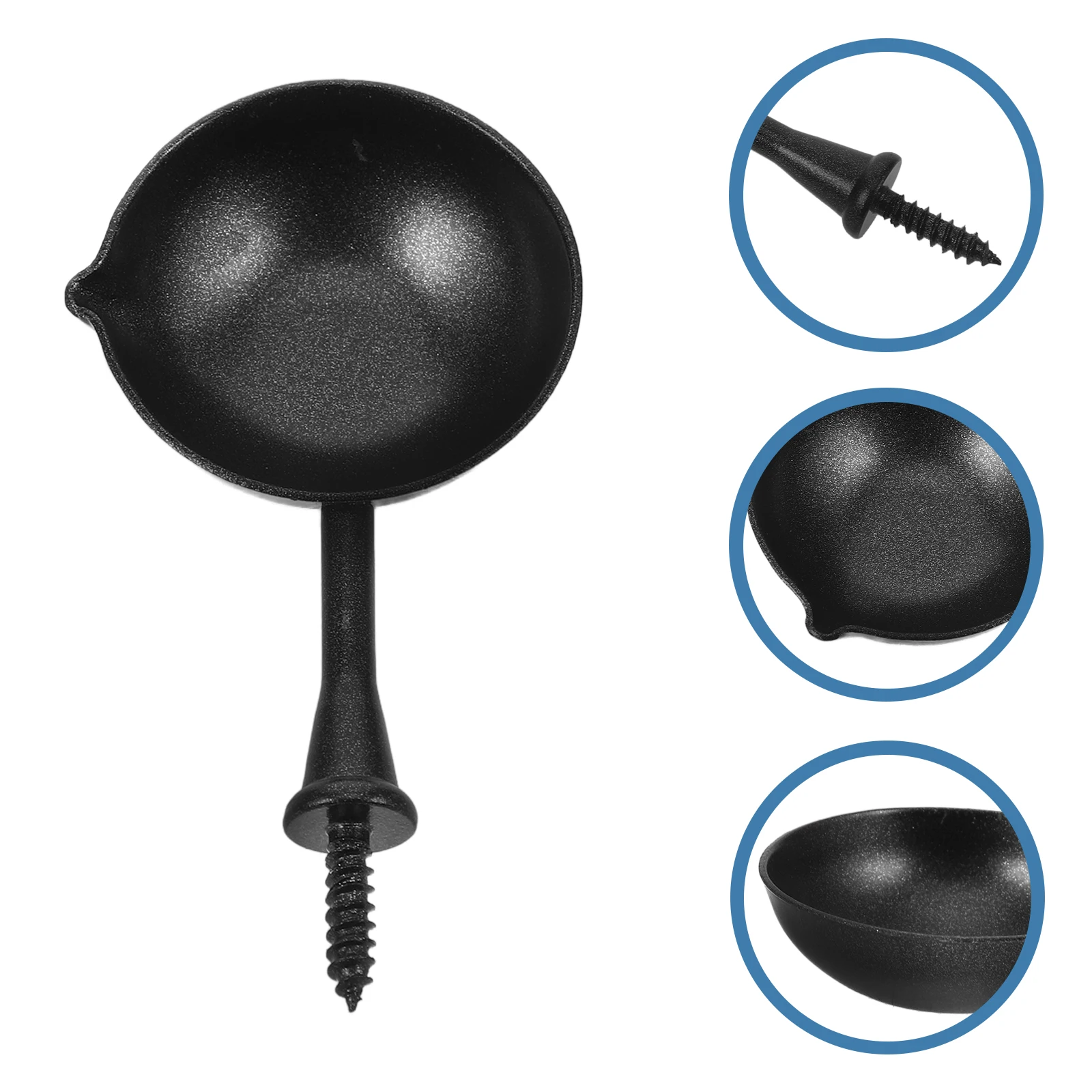 

6pcs Fire Lacquer Seal Stamp Melting Tool Reusable Vintage Metal Heating Coil Spoon For Envelopes Fire Wax Spoon Seal Stamp