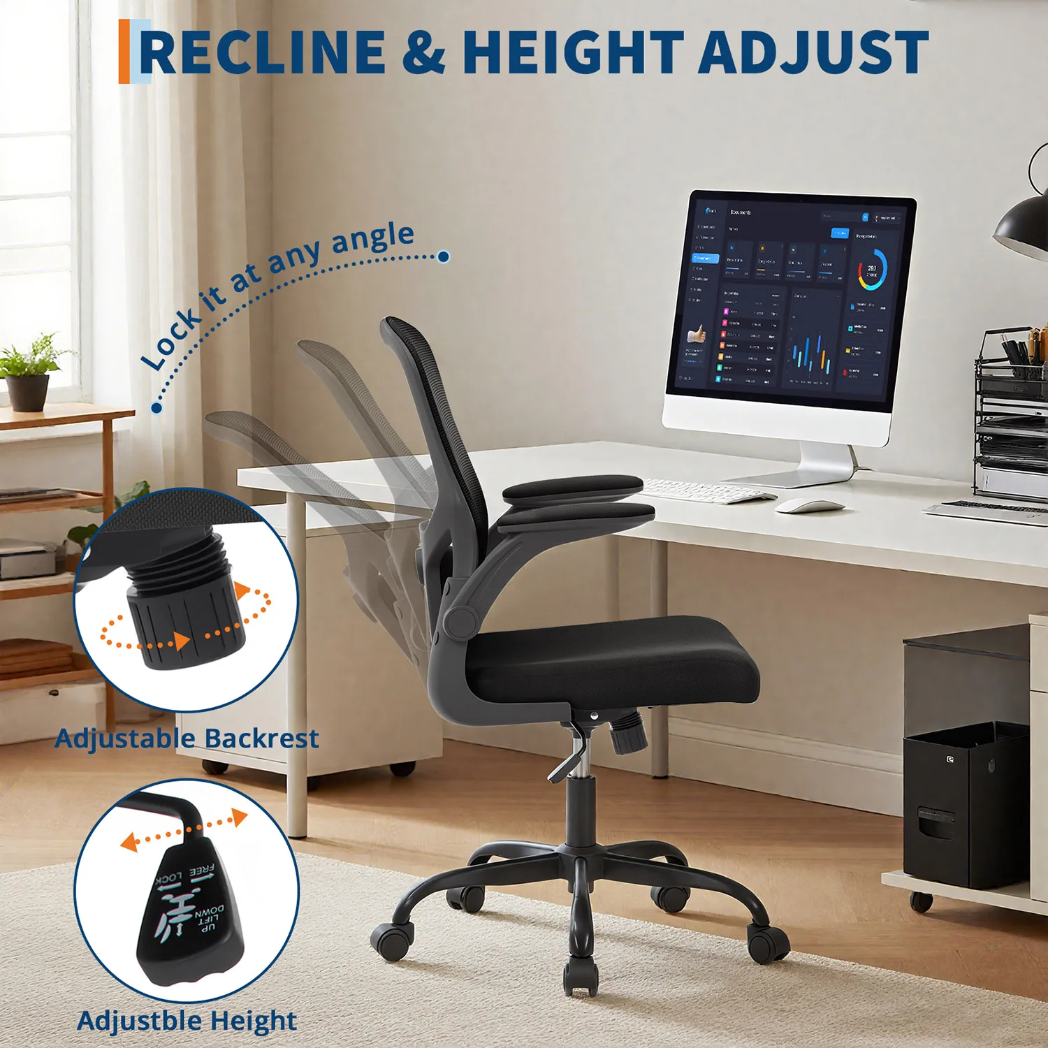 Thumbnail 3 - #22 Latest Mesh Desk Chairs Offers