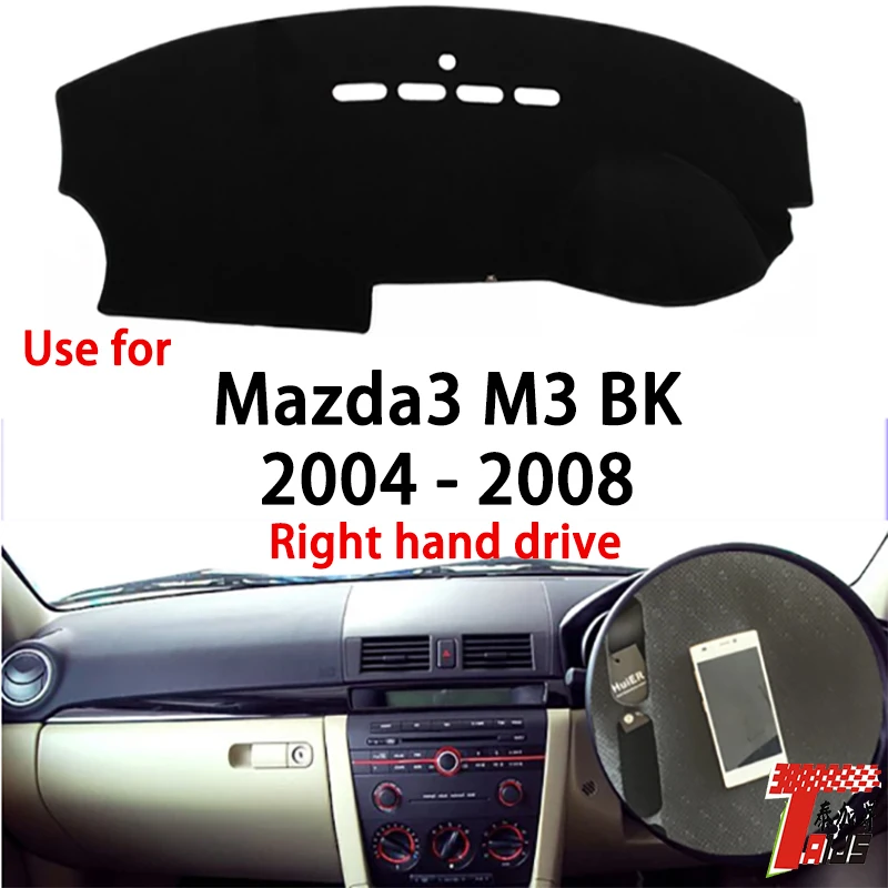 2 Layers polyester Car Inner Dashboard Cover For Mazda 3 BK 2003 ~ 2009 Right hand drive Dash Mat Sun Shade Pad cooling