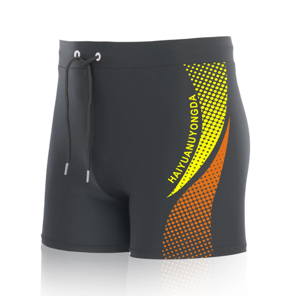 Outdoor Men Swimming Trunks L-5XL Men Swimwear Nylon Quick Dry Swimsuit With Drawstring Lined For Swimming Brandnew