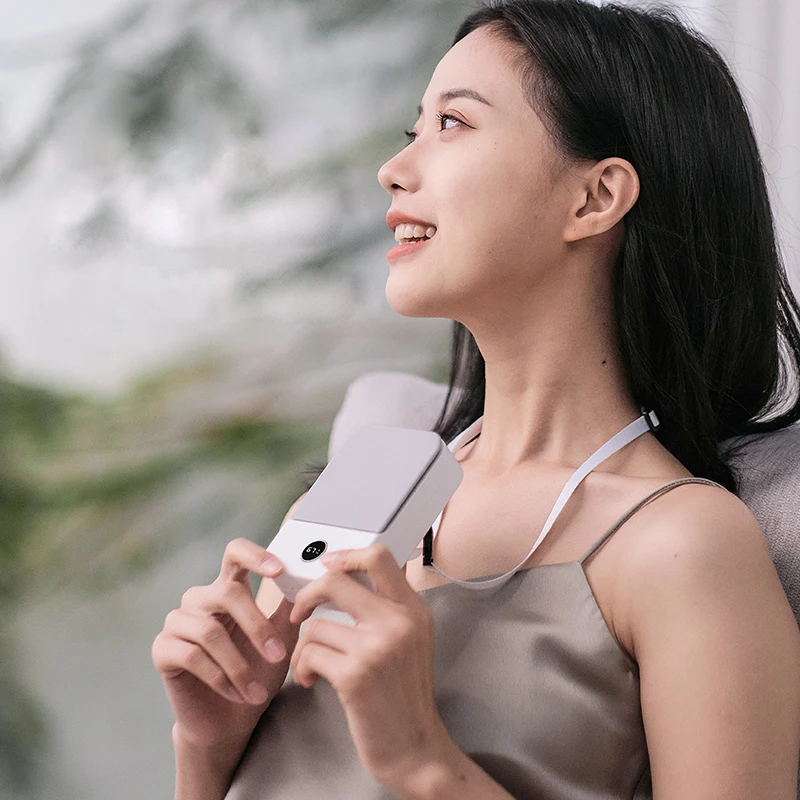 Шейный вентилятор, портативный безлопастной вентилятор — перезаряжаемый через USB, регулируемая вешалка, супер тихий для улицы, путешествий, занятий спортом