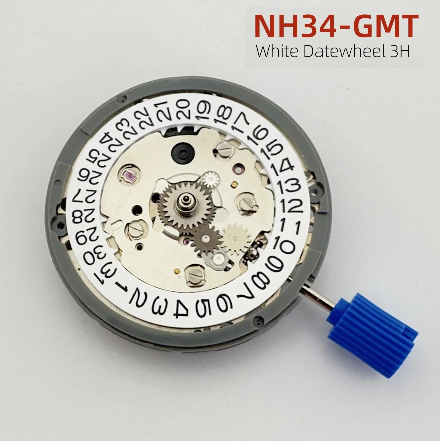

Japan Genuine GMT NH34 Movement Automatic 24 Jewels Mod Mechanical Watch Movement NH34A 24H GMT Hands Date At 3:00 Standard GMT