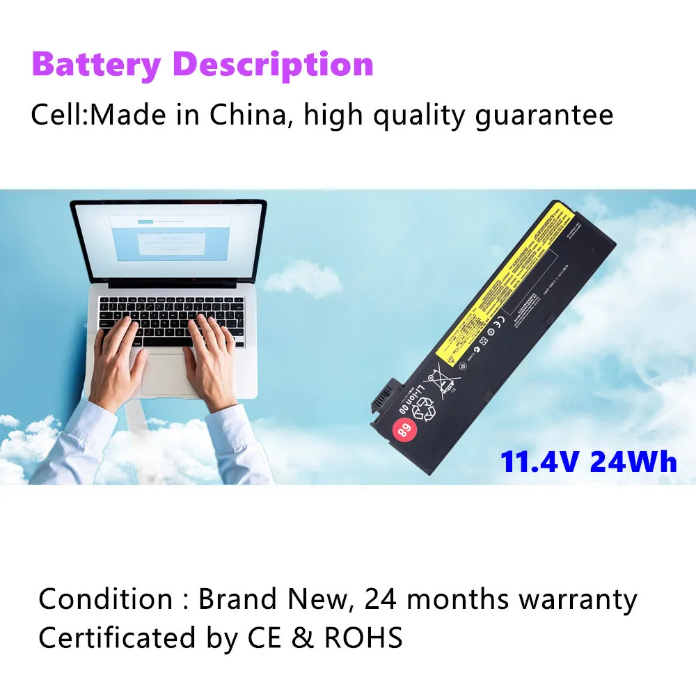 45N1126 Battery For Lenovo Thinkpad X240 X250 X260 X270 T440 T440S T450 T450S T460 T460P T470P T550 T560 W550 W550S L450 L460