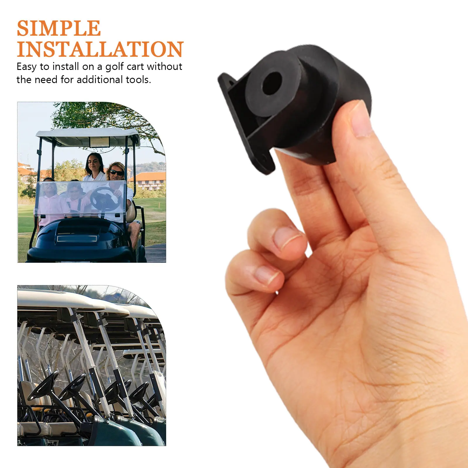 Golf Cart Reverse Buzzer Electric Vehicle Horn Loud Clear Sound Waterproof Backup Alarm Club Car Warning Horn