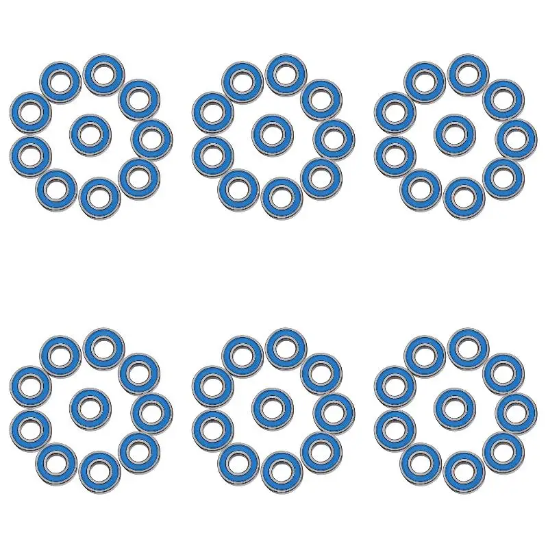 6Pack X(MR115 Ball Bearings 5x11x4mm 10Pcs for Stampede Wheel
