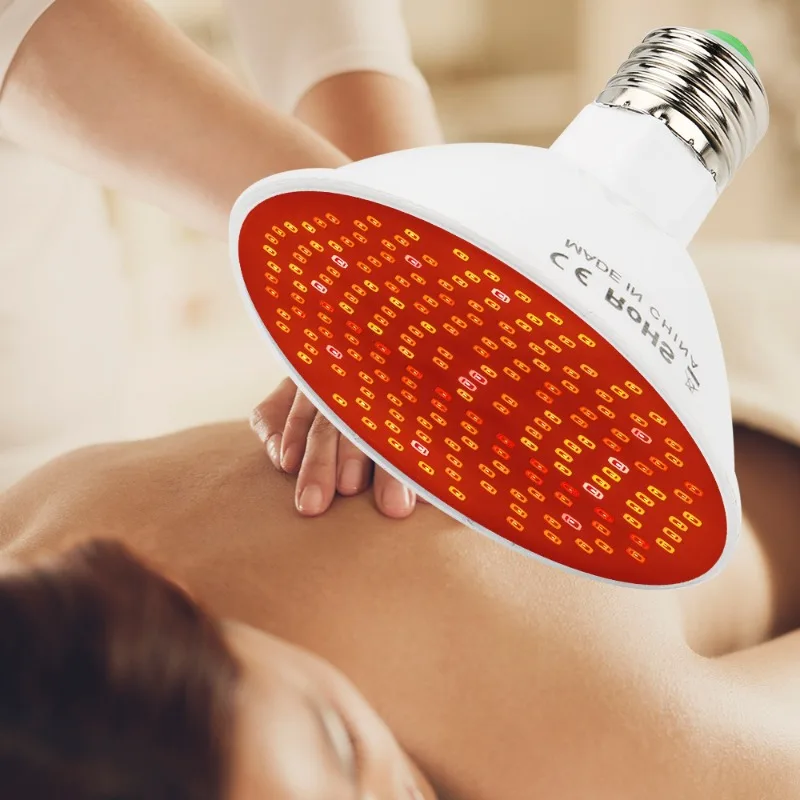 Red Light Therapy Lamp – 200-LED (2835 Chip) Infrared Beauty Lamp – Home Full-Body Care & Beauty Therapy Desk Lamp