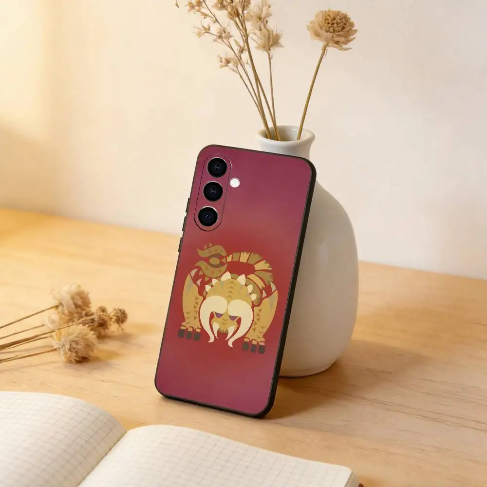 Game M-Monster-Hunter Phone Case For Samsung Galaxy A73,A72,A71,A70,A53,A52,A51,Soft Silicone Black Cover