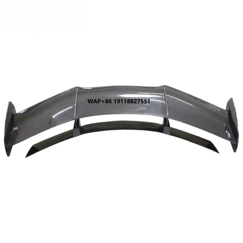 High Level Material Zr1 Style Dry Carbon Fiber Trunk Spoiler Rear Wing For Corvette C8