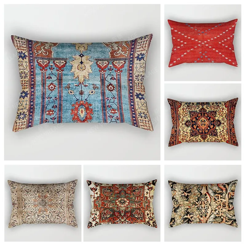 Nordic vintage fall home decor 30*50cm throw pillow cover sofa boho living room Cushion cover 50x70 30x50cm 40x60 Morocco Persia