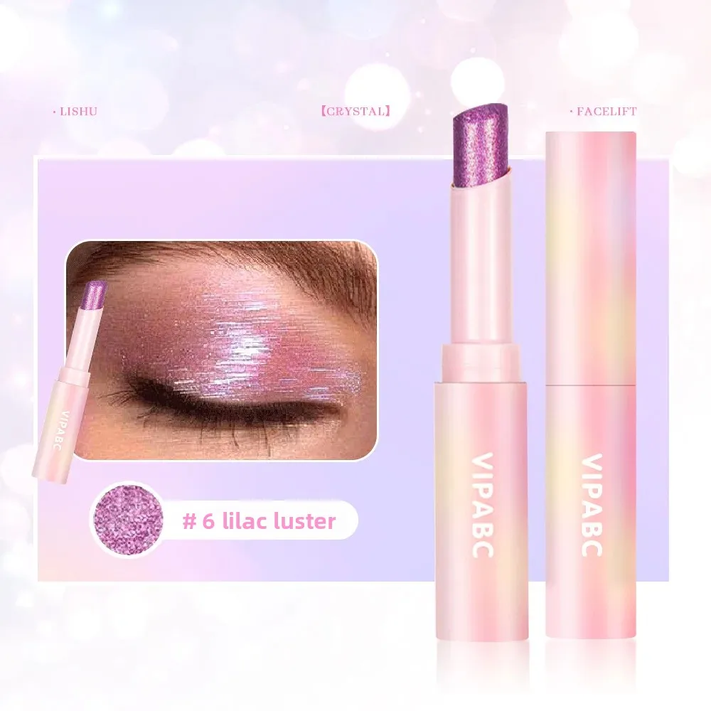 VIPABC クリスタルジェリーアイシャドウハイライトスティック スーパーシャイニー マルチカラー スーパーシャイニー マルチカラー ハイライトアイシャドウスティック カラー:06